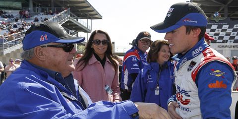 A.J. Foyt was released on Tuesday after spending almost a month in the hospital following a triple bypass.