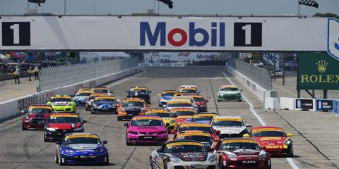 Cars are expected to take the green flag at Sebring at approximately 10:40 a.m. Saturday.