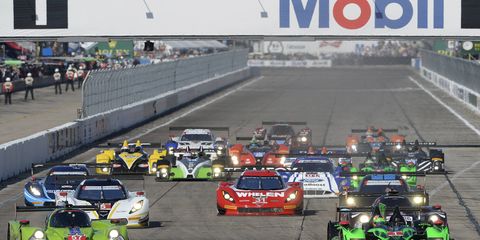 The Mobil 1 Twelve Hours of Sebring got underway at just past 10:30 a.m. in Florida.