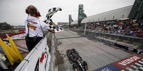 Josef Newgarden claimed his second career IndyCar race on Sunday when he won in Toronto.