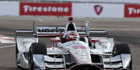Will Power had an eventful day in St. Petersburg on Friday.