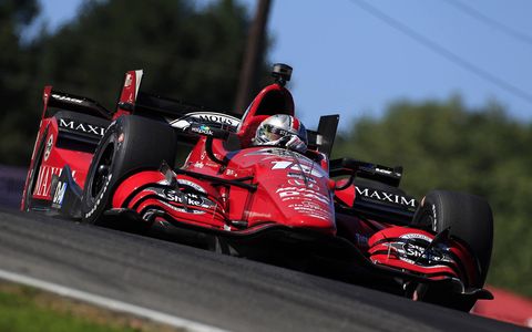 Graham Rahal pulls to within eight points of the Verizon IndyCar Series championship lead with his win for Honda on Sunday at the Mid-Ohio Sports Car Course.