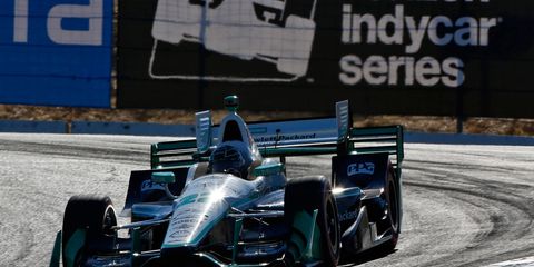Simon Pagenaud has a 44-point lead over Team Penske teammate Will Power heading into the series finale on Sunday night at Sonoma Raceway.