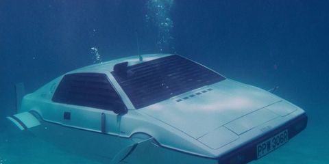 Lotus supplied several Esprits for the production of 'The Spy Who Loved Me,' but only one was turned into a functional submarine.