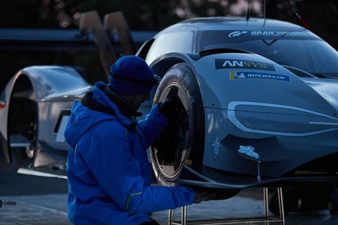 Romain Dumas will attempt to break the electric vehicle record at the Pikes Peak International Hill Climb in a Volkswagen I.D. R.