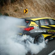 Papadakis Racing will field this 1000-hp Rockstar Energy Drink/Nexen Tire Toyota Corolla iM in the 2017 Formula Drift championship. Driver is former champ Fredric Aasbo, aka "The Norwegian Hammer." The car runs on Nexen Tire Nexen N'fera SUR4 tires.