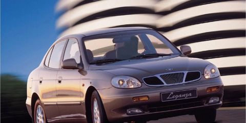 The Leganza debuted to take on small Japanese and American sedans, though the brand would not stay in the U.S. long.