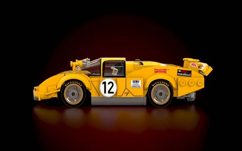 Lego Ideas builder Alan Guerzoni recreated the Ferrari 512S Coda Lunga as car #12 from the 1970 season.