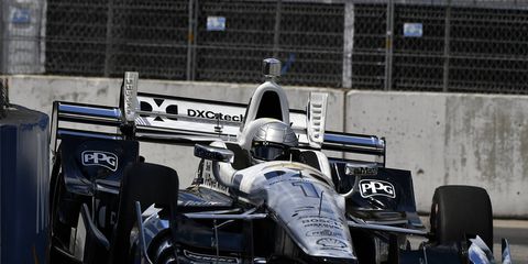 Pagenaud won the pole with a time of 58.9124 around the 11-turn, 1.786-mile street course in the Firestone “Fast Six.”