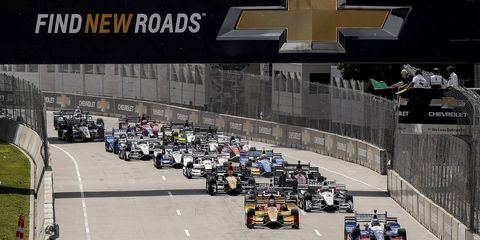 Sights from Sunday's IndyCar Chevrolet Detroit Grand Prix presented by Lear.