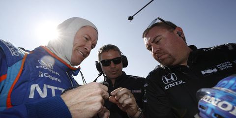 Scott Dixon is in the middle of a metaphorical Team Penske sandwich when it comes to the IndyCar championship battle.