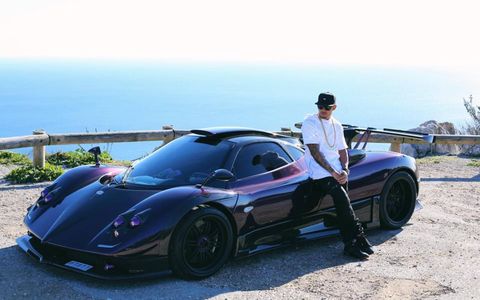 lewis hamilton damaged his pagani zonda early tuesday morning when he crashed it into three parked cars in monaco