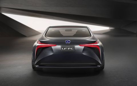 Lexus introduced its fuel-cell LF-FC concept at the 2015 Tokyo motor show.
