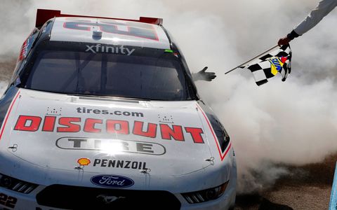 Joey Logano won the NASCAR Xfinity race at Phoenix.