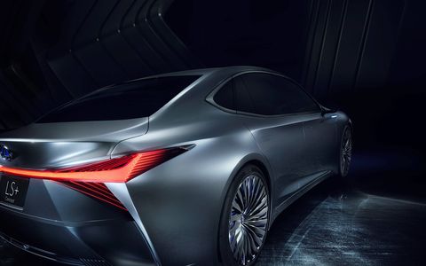 Lexus LS concept is more about technology than design. Although the design isn't lacking at all.