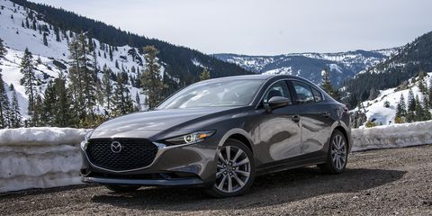 The 2019 Mazda3 serves up surefooted handling and precise steering in a compact sedan wrapper.