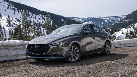 The 2019 Mazda3 serves up surefooted handling and precise steering in a compact sedan wrapper.