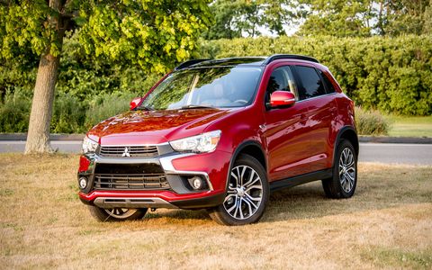 The Outlander Sport is the marque's pocket-sized crossover, positioned below the larger Outlander SUV.