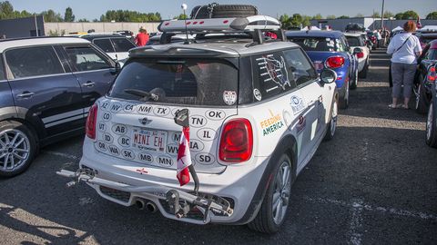 Hundreds of Minis traveled to Colorado from both coasts over the course of nine days, covering hundreds of miles each day.