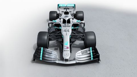 Mercedes kicked off its 2019 Formula 1 season with a test session and reveal of its new car at Silverstone.
