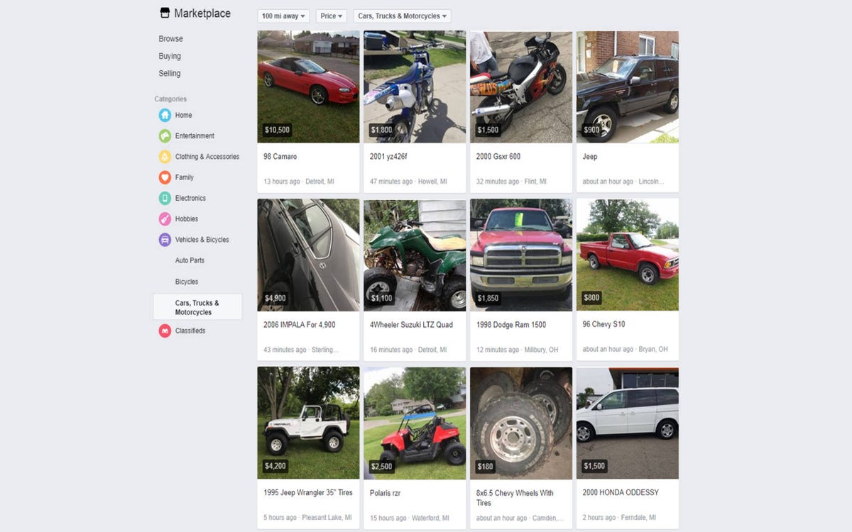 Facebook Marketplace: Buy or Sell a Car - NerdWallet