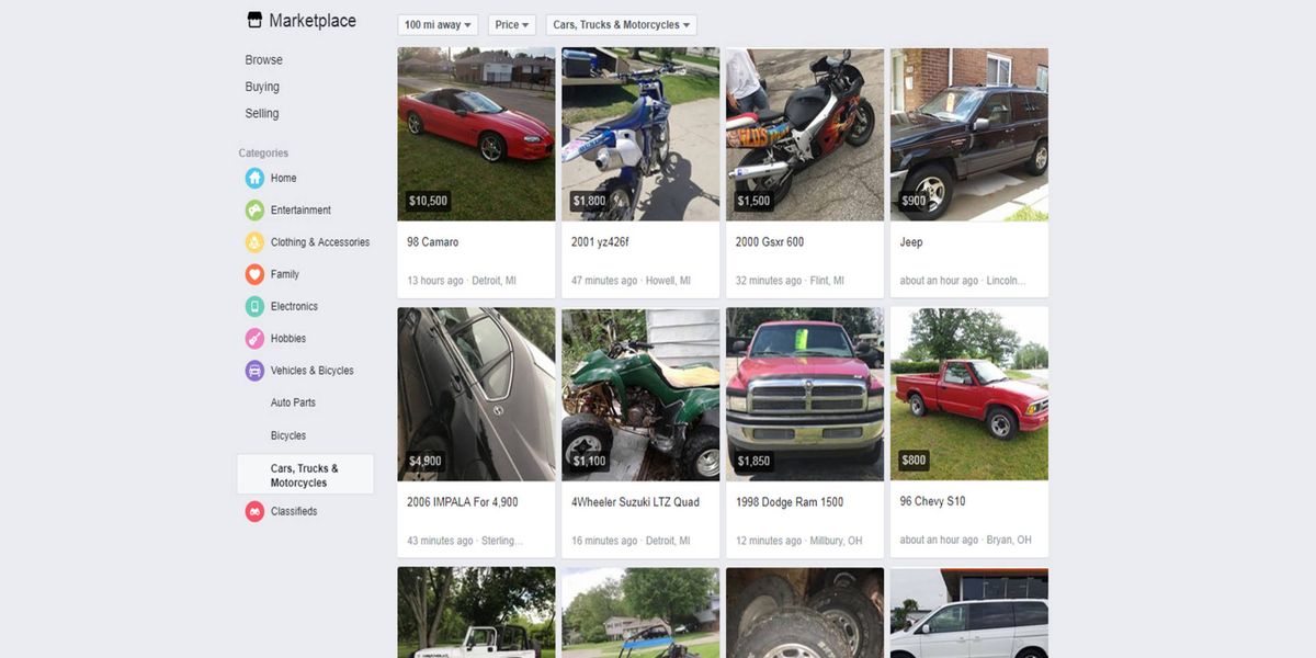 Is Facebook Marketplace The Answer To Buying And Selling Cars
