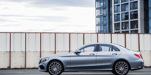 The 2019 Mercedes-Benz C300 comes with a turbocharged four making 255 hp and 273 lb-ft of torque.