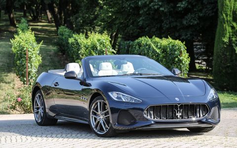 The decade-old Maserati Gran Turismo is aging gracefully, with just a bit of nip and tuck to keep it fresh for 2018. Still powered by the gloriously loud 454-hp naturally aspirated V8, Maserati claims a 0-60 time of just 4.7 seconds. It goes on sale in the fourth quarter of this year in coupe and cabrio form starting at an entirely reasonable $132,825.