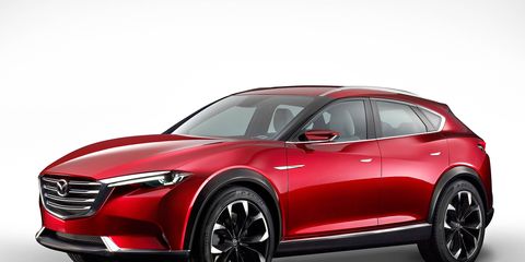 The Koeru is meant to preview the evolution of Mazda's design language, though the concept looks remarkably close to what a production vehicle would look like.