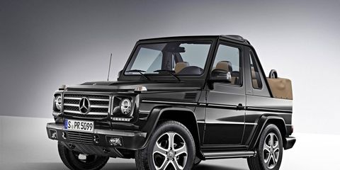 Production of the G-class convertible ceased in 2013.