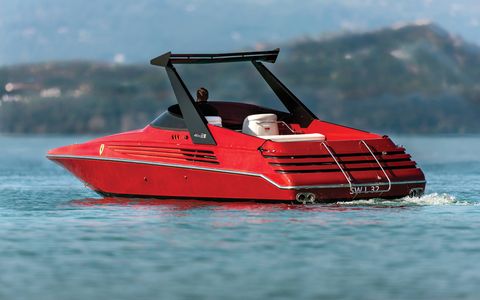The 1990 Riva Ferrari 32 is a rare collaboration between two of Italy's most exclusive and renowned personal transportation companies. It can be yours at the upcoming RM Sotheby's Monaco auction.