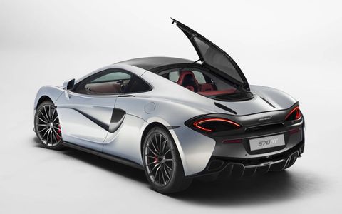 The McLaren 570GT gets a softer suspension and easier steering for better manners on the public roads.