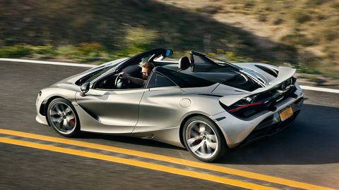 The 2020 McLaren 720S Spider looks as good standing still as it does at speed.