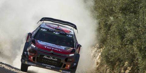 Sights from the World Rally Championship Rally de España, Sunday Oct. 8, 2017