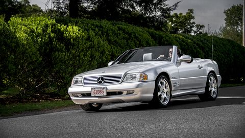 The R129-generation SL-Class debuted at the 1989 Geneva motor show.