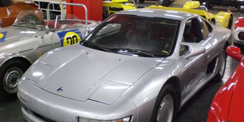 The 1987 Nissan MID4 II weighed 3,086 pounds and had a top speed of 155 mph.