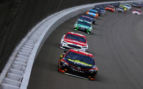 Sights from the Monster Energy NASCAR Cup Series race at Michigan International Speedway, Sunday August 13, 2017.