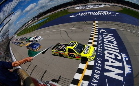 Sights from the NASCAR action at Michigan International Speedway, Saturday August 12, 2017.