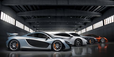 MSO options cover all McLaren cars, including old F1s.