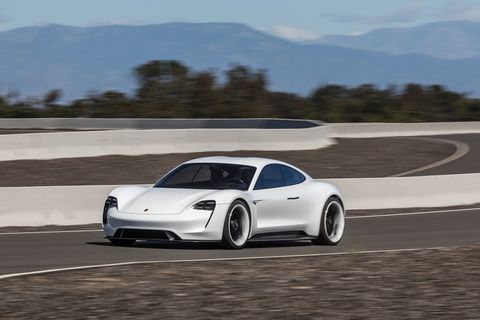 The Porsche Mission-E concept
