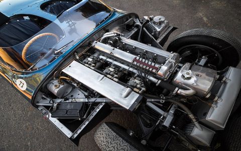 Chassis number XKD 501 was the first D-Type production for a private team, sold to the Scottish racing team Ecurie Ecosse, and dispatched on 5 May 1955.