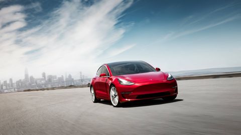 The Tesla Model 3 Performance is a new trim level that promises 0-60 in 3.5 seconds and a top speed of 155 mph. They are available for test drives at a few Tesla dealers. We drove one in Century City. Lots of traffic but a few clear shots showed the setup to be promising.