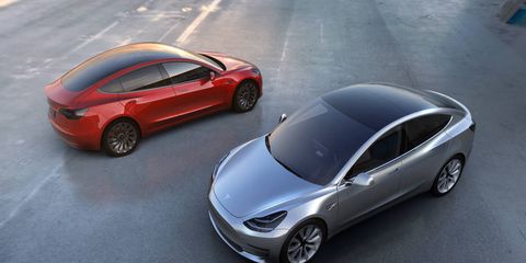 The Tesla Model 3 will be a lower-priced EV than the company's flagship Model S.