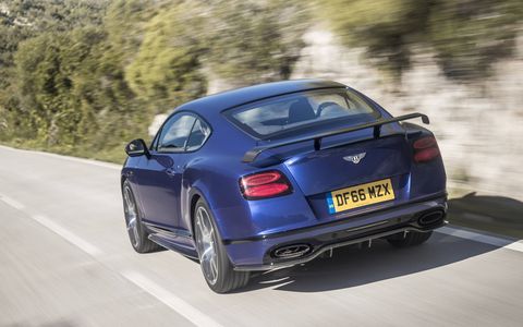 We drive the 2017 Bentley Continental Supersports coupe and convertible. Powered by a 700-hp, 750-lb-ft twin-turbocharged W12 and with top speeds of 209 and 205 mph, respectively, the new Supersports are the world’s fastest four-seat coupes and convertibles.