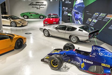 The Museo Lamborghini opened in 2000 next to the company's factory in Sant’Agata Bolognese, Italy.