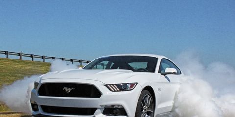 Kick the tires, light the fires, etc. etc., with the 2015 Ford Mustang GT's 435 hp.
