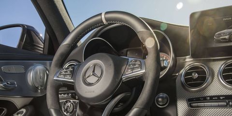 The interior is as good as any other C-Class.