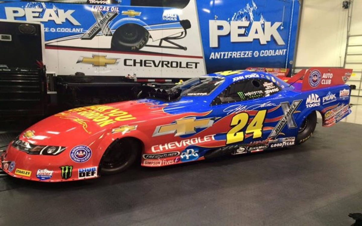 NHRA's John Force to honor Jeff Gordon with special livery