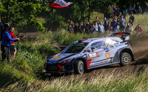 Sights from the Orlen 74th Rally Poland on Sunday July 2, 2017.