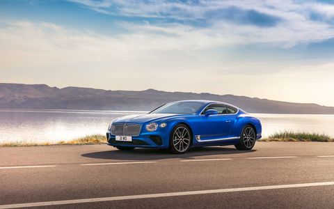 The 2019 Bentley Continental GT is all-new from the ground up, dropping weight, gaining tech but keeping the British marque's W12. In this case, it makes 626 hp and 664 lb-ft of torque.